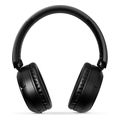nedis hpbt4024bk wireless over ear headphones with built in microphone black extra photo 1