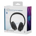nedis hpbt6024bk wireless over ear headphones built in microphone hybrid enc anc black extra photo 7