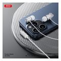 xo ep80 ensyrmata in ear metallika akoystika me mikrofono kai bysma usb c se leyko xroma extra photo 1