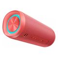 qcy sp7 red portable bluetooth speaker w stereo sound 40w mic for calls rgb light show extra photo 2 qcy sp7 red portable bluetooth speaker w stereo sound 40w mic for calls rgb light show extra photo 2