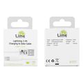 lime lul02 leyko kalodio usb a se lightning long 24a 2m gia fortisi kai dedomena 12w extra photo 1