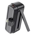 xo power bank mini pr244 20w 5000 mah with lightning connector black extra photo 2