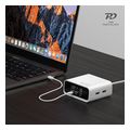4smarts desk charger gan screen 100w 3x type c usb white extra photo 2