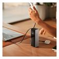 ecoflow rapid power bank silver 25000mah 170w 100w built in and retractable cables extra photo 3