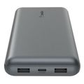 belkin bpb012btgy boostcharge power bank 20000mah usb type a type c 15w space grey extra photo 2