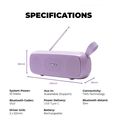 sonic gear bluetooth 50 super bass fm radio lilac p8000l extra photo 1 sonic gear bluetooth 50 super bass fm radio lilac p8000l extra photo 1