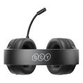 qcy heroad v200 wireless quad black bluetooth wifi usb a usb c rgb gaming headset ps4 ps5 p extra photo 3