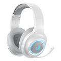 qcy heroad v200 wireless quad white bluetooth wifi usb a usb c rgb gaming headset ps4 ps5 p extra photo 4