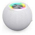 hama ball shape speaker bluetooth loudspeaker 5 light modes 5w extra photo 1
