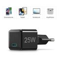 hama fast charger usb c super mini charger pd 25 w black extra photo 9