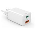 hama fast charger 1x usb c 1x usb a mini charger pd 45 w white extra photo 1 hama fast charger 1x usb c 1x usb a mini charger pd 45 w white extra photo 1