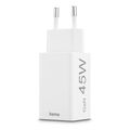 hama fast charger 1x usb c 1x usb a mini charger pd 45 w white extra photo 3 hama fast charger 1x usb c 1x usb a mini charger pd 45 w white extra photo 3