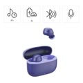 hama freedom buddy ii bluetooth headphones tws earbuds voice control purple extra photo 5