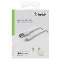 belkin lightning lade sync cable 1m pvc white mfi certified extra photo 1