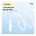 usb 20 cable foneng xs01 usb c to lightning pd 27w 1m white extra photo 1