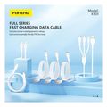usb 20 cable foneng xs01 usb c to lightning pd 27w 1m white extra photo 3