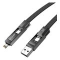 blitzwolf bw hdc7 4 se 1 kalodio usb c lightning 240w 12m mayro extra photo 2