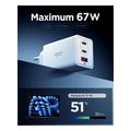 spigen essential 67w wall charger ee673eu white extra photo 1