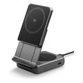 spigen essential magsafe 2 in 1 c wireless charger ef302moq black extra photo 1 spigen essential magsafe 2 in 1 c wireless charger ef302moq black extra photo 1