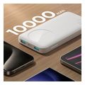 powerbank joyroom jr pbf12 10000mah 12w white extra photo 1