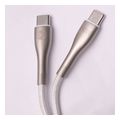 forever sleek cable usb c to usb c 10 m 60w white extra photo 6