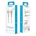 forever sleek cable usb to lightning 10 m 24a white extra photo 10