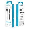 forever sleek cable usb to usb c 10 m 3a black extra photo 10 forever sleek cable usb to usb c 10 m 3a black extra photo 10