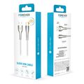 forever sleek cable usb to usb c 10 m 3a white extra photo 8 forever sleek cable usb to usb c 10 m 3a white extra photo 8