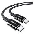 ugreen type c to type c cable us300 80371 100w 5a 1m black extra photo 1 ugreen type c to type c cable us300 80371 100w 5a 1m black extra photo 1