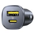 baseus car charger gotrip 30w 3a 1 x usb a 1 x type c black extra photo 3 baseus car charger gotrip 30w 3a 1 x usb a 1 x type c black extra photo 3