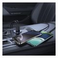 baseus car charger gotrip 30w 3a 2 x type c black extra photo 6 baseus car charger gotrip 30w 3a 2 x type c black extra photo 6