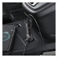 baseus car charger share together 120w 3a 2 x usb a 1 x extender black ccbt d0g extra photo 4