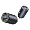 baseus car charger tiny star 30w 3a 1 x usb a 1 x type c black c00035001121 02 extra photo 1