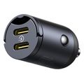 baseus car charger tiny star 30w 3a 2 x type c black c00035001121 03 extra photo 4