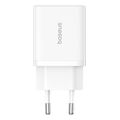 baseus wall charger cube 20w 3a 1 x usb a 1 x type c white p10111403213 00 extra photo 1