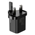 baseus wall charger super si uk 20w 3a 1 x type c black extra photo 4