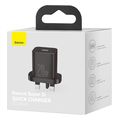 baseus wall charger super si uk 20w 3a 1 x type c black extra photo 6