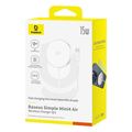 baseus wireless charger simple mini4 air 15w 167a white silver extra photo 4 baseus wireless charger simple mini4 air 15w 167a white silver extra photo 4