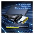 baseus flash series iii 3in1 100w 5a usb a type c to lightning 2 x type cable 15m black extra photo 4 baseus flash series iii 3in1 100w 5a usb a type c to lightning 2 x type cable 15m black extra photo 4
