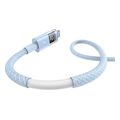baseus display 2 12w 24a usb a to lightning cable 1m blue extra photo 1