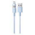 baseus display 2 12w 24a usb a to lightning cable 1m blue extra photo 3