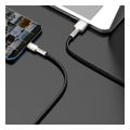 baseus cafule metal series 66w 6a usb a to type c cable 1m black extra photo 1
