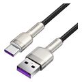 baseus cafule metal series 66w 6a usb a to type c cable 1m black extra photo 2