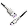baseus cafule metal series 66w 6a usb a to type c cable 1m black extra photo 4