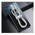 baseus cafule metal series 66w 6a usb a to type c cable 1m white extra photo 4 baseus cafule metal series 66w 6a usb a to type c cable 1m white extra photo 4