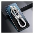 baseus cafule metal series 66w 6a usb a to type c cable 2m white extra photo 4