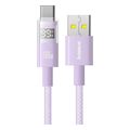 baseus display 2 100w 5a usb a to type c cable 2m purple extra photo 1 baseus display 2 100w 5a usb a to type c cable 2m purple extra photo 1