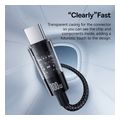 baseus gem 100w 5a usb a to type c cable 1m black extra photo 2 baseus gem 100w 5a usb a to type c cable 1m black extra photo 2