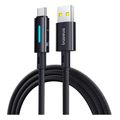baseus lit button control 100w 5a usb a to type c cable 2m black extra photo 1 baseus lit button control 100w 5a usb a to type c cable 2m black extra photo 1