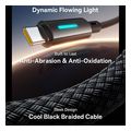 baseus lit button control 100w 5a usb a to type c cable 2m black extra photo 10 baseus lit button control 100w 5a usb a to type c cable 2m black extra photo 10